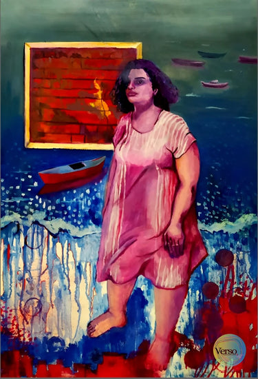 The Wave 70 x 100 cm / Oil / Unframed, shipped in roll