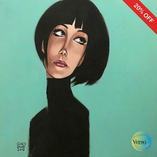 There 80 x 80 cm / Acrylic / Unframed, shipped in roll