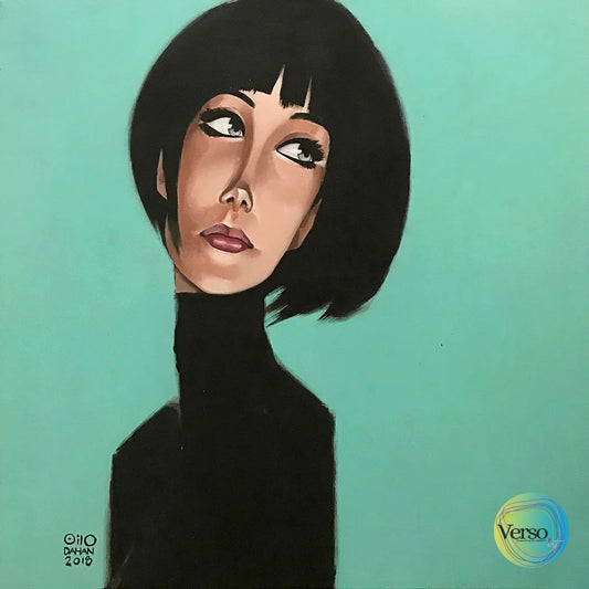 There 80 x 80 cm / Acrylic / Unframed, shipped in roll