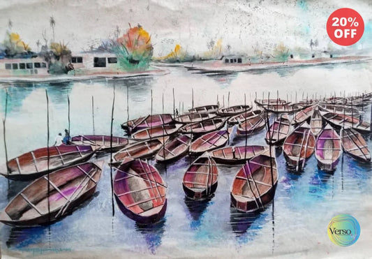 They’ve All Gone 29 x 20.5 cm / Watercolor / Unframed, shipped in roll