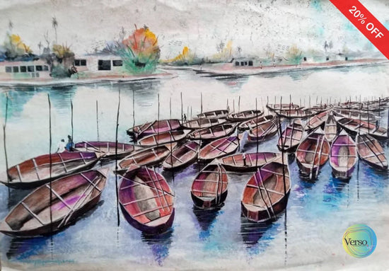 They’ve All Gone 29 x 20.5 cm / Watercolor / Unframed, shipped in roll