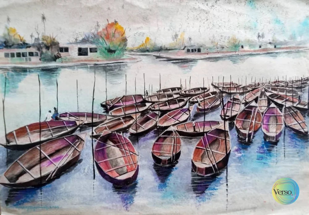 They’ve All Gone 29 x 20.5 cm / Watercolor / Unframed, shipped in roll