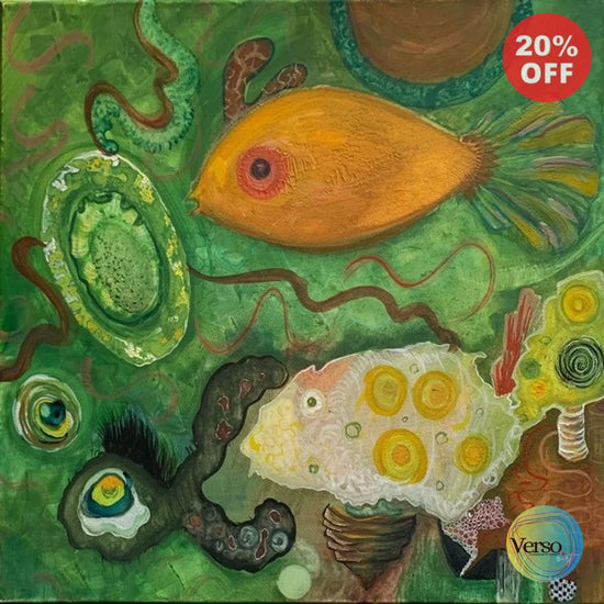 tilapia 50 x 55 cm / Watercolor / Unframed, shipped in roll