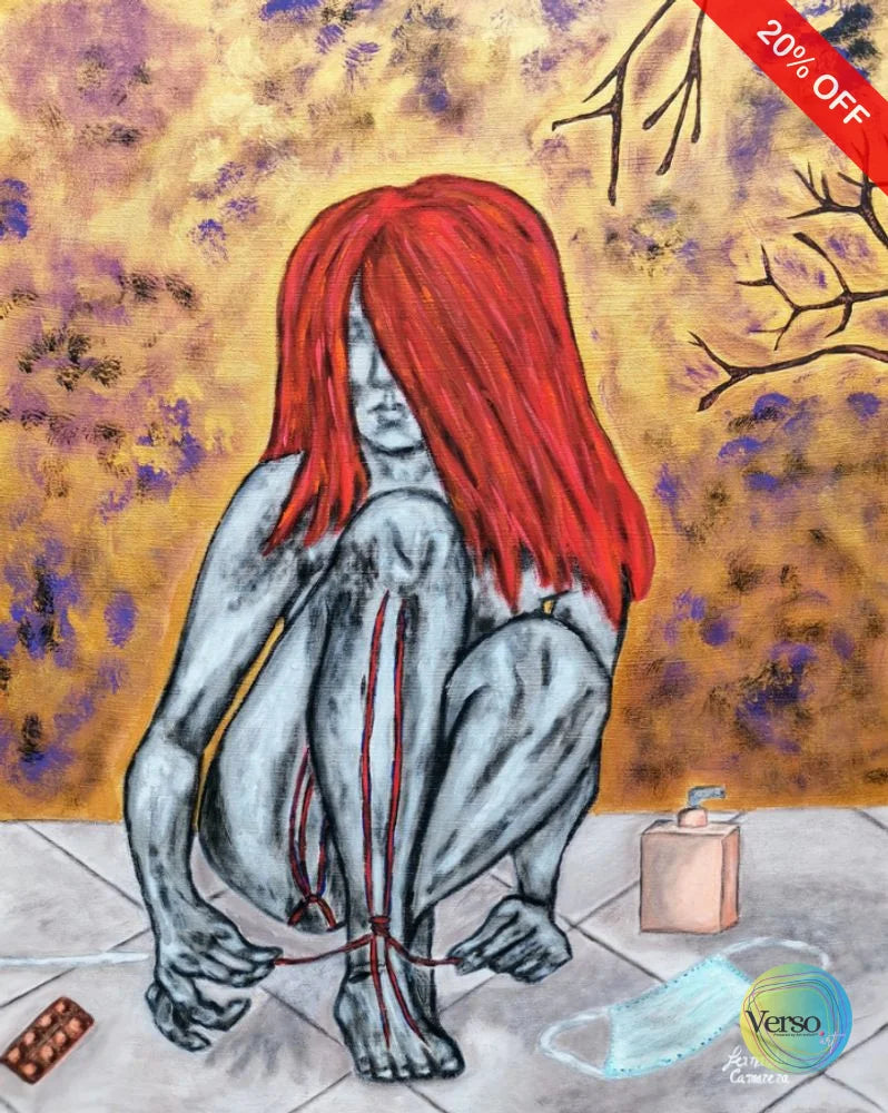 Tracción a sangre 60 x 75 cm / Acrylic / Unframed, shipped in a box