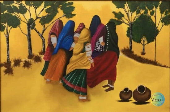 Tradition 24 x 12 cm / Acrylic / Unframed, shipped in roll