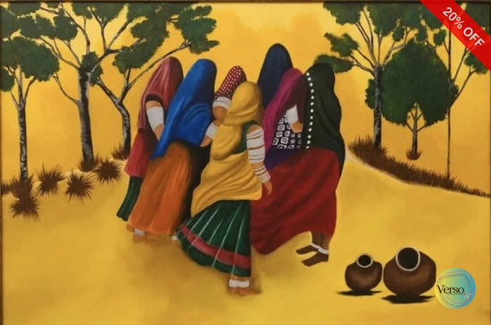 Tradition 24 x 12 cm / Acrylic / Unframed, shipped in roll