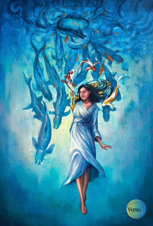 Transformation 42 x 59.4 cm / Oil / Unframed, shipped in a roll