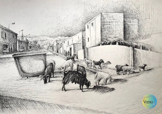 Trash hunters 39.5 x 27.5 cm / Pen & Ink / Unframed, shipped in roll