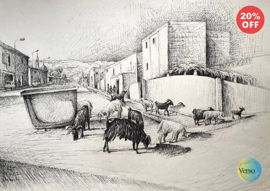 Trash hunters 39.5 x 27.5 cm / Pen & Ink / Unframed, shipped in roll