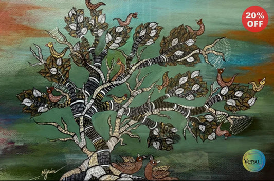Tree of Life 42.0 x 29.7 cm / Acrylic / Unframed, shipped in a roll