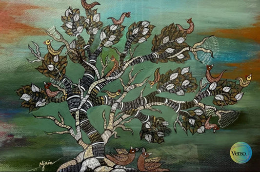 Tree of Life 42.0 x 29.7 cm / Acrylic / Unframed, shipped in a roll