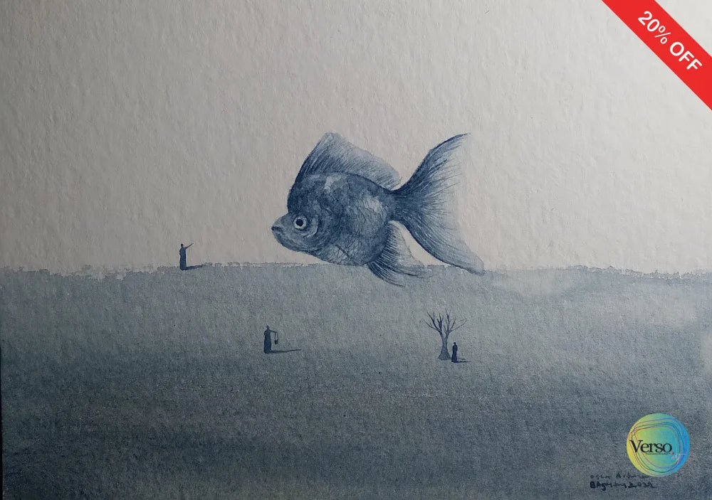 Ulamsari 24 x 17 cm / Watercolor / Unframed, shipped in a roll