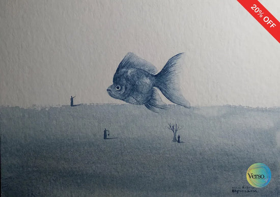 Ulamsari 24 x 17 cm / Watercolor / Unframed, shipped in a roll