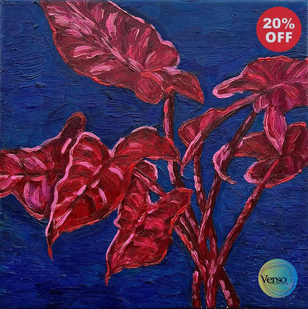 Ultramarine - 8 x 8 inch / Oil / Unframed, shipped in a roll