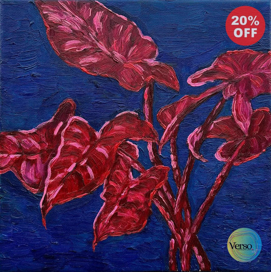Ultramarine - 8 x 8 inch / Oil / Unframed, shipped in a roll