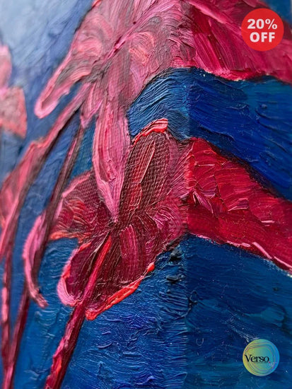 Ultramarine - 8 x 8 inch / Oil / Unframed, shipped in a roll
