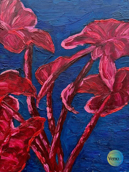 Ultramarine - 8 x 8 inch / Oil / Unframed, shipped in a roll