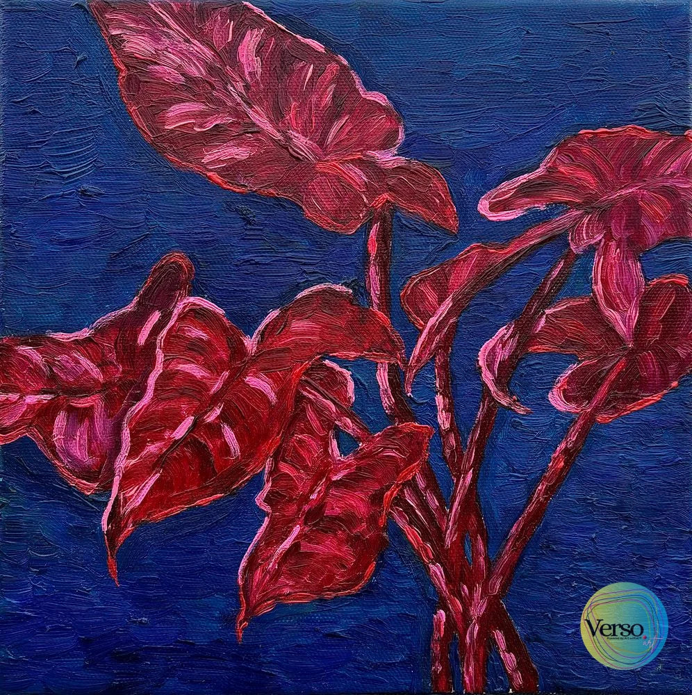 Ultramarine - 8 x 8 inch / Oil / Unframed, shipped in a roll