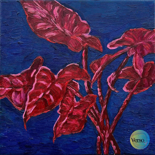 Ultramarine - 8 x 8 inch / Oil / Unframed, shipped in a roll