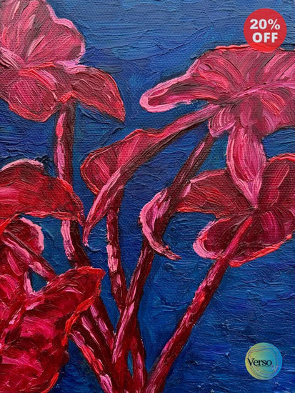 Ultramarine - 8 x 8 inch / Oil / Unframed, shipped in a roll