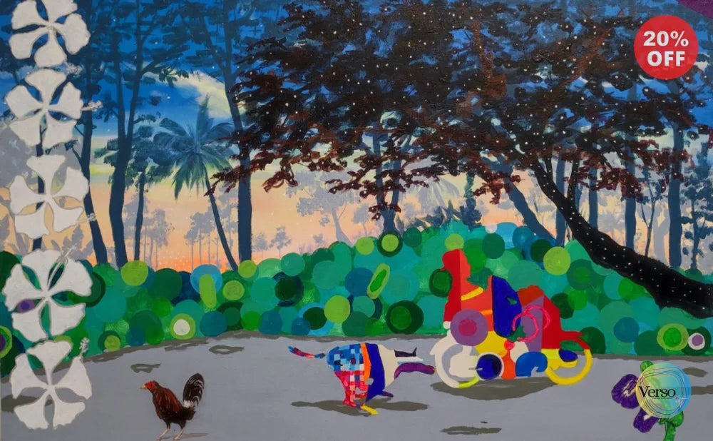 Una Huidita 36 x 24 inch / Acrylic / Unframed, shipped flat