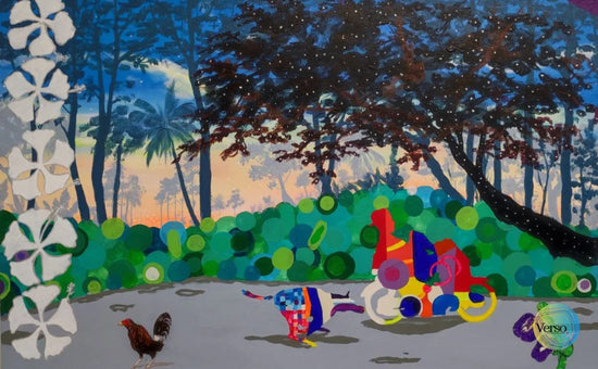 Una Huidita 36 x 24 inch / Acrylic / Unframed, shipped flat