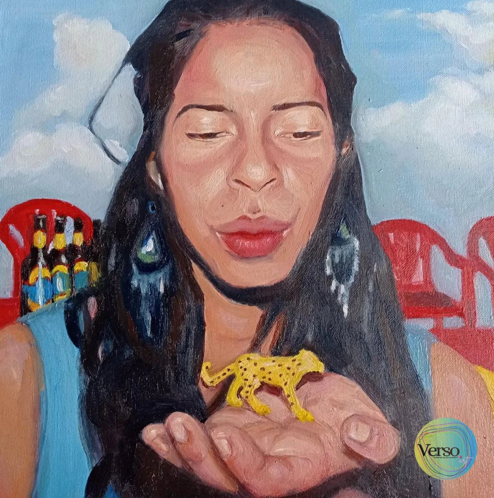 Untitled 30 x 30 cm / Oil / Unframed, shipped in roll