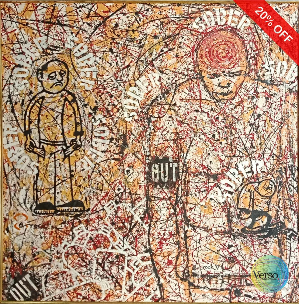 Untitled 37.5 x 37.5 cm / Acrylic / Framed, shipped flat