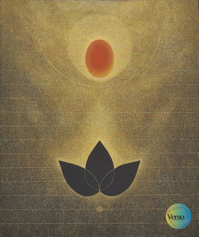 Vaishvanara 1 30 x 36 cm / Oil / Unframed, shipped in a roll