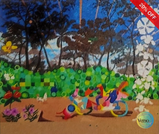 Vamo Pal Campo 50 x 40 inch / Acrylic / Unframed, shipped flat