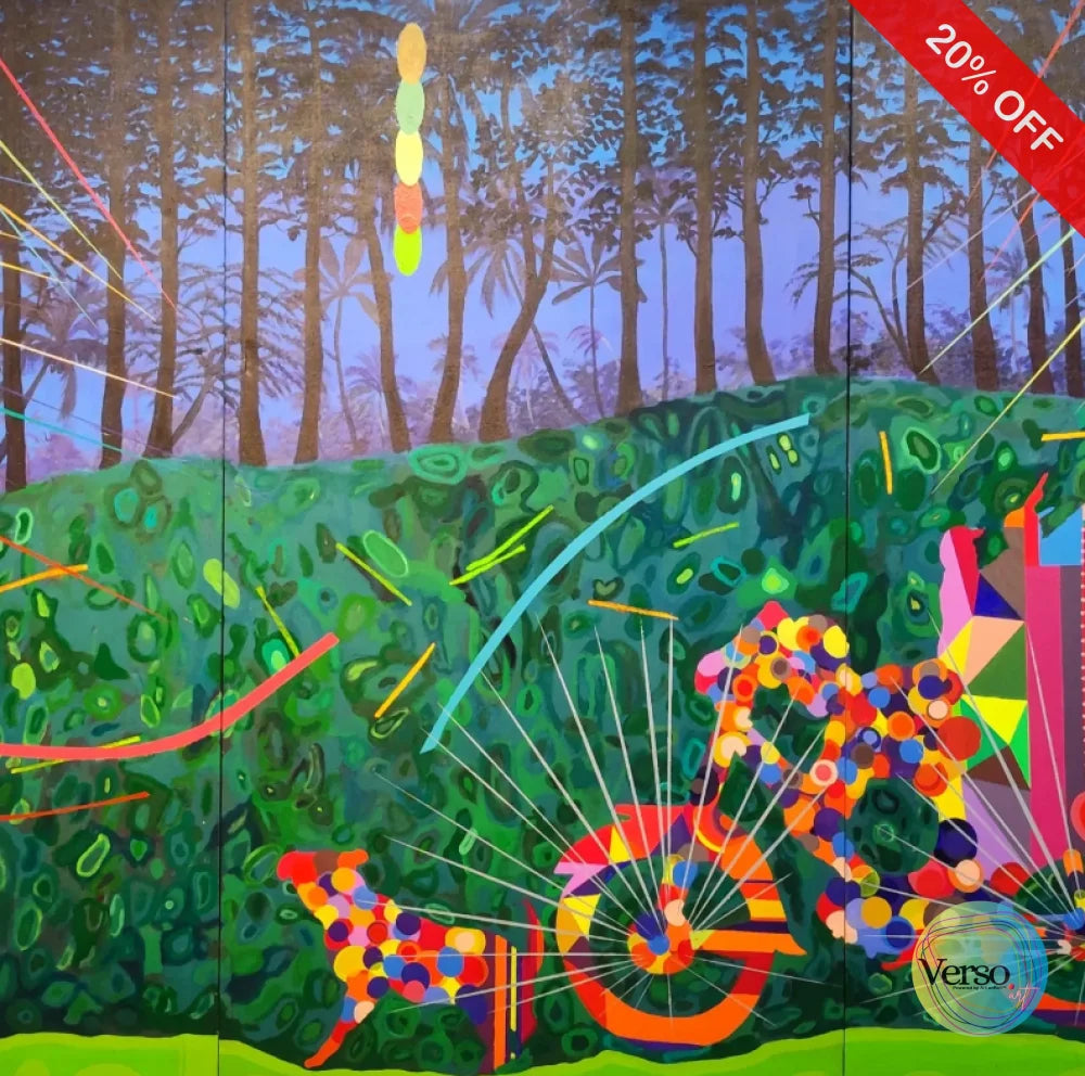 Vamo pal Juego 180 x 78 inch / Mixed / Unframed, shipped flat