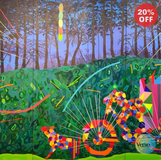 Vamo pal Juego 180 x 78 inch / Mixed / Unframed, shipped flat