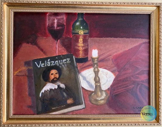 Velasquez 24 x 18 inch / Oil / Unframed, shipped in a roll