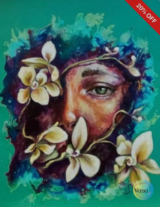 Velo de Vanilla 50 x 60 cm / Acrylic / Unframed, shipped in roll