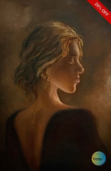 vintage warmth 12 x 18 inch / Oil / Unframed, shipped in a roll