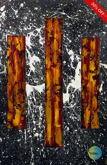 Volcanic 60 x 90 cm / Acrylic / Unframed, shipped in roll