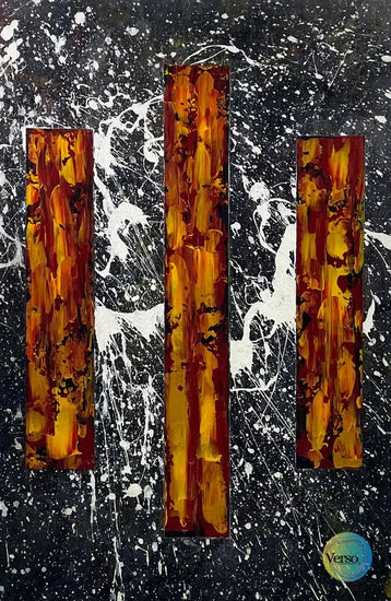 Volcanic 60 x 90 cm / Acrylic / Unframed, shipped in roll