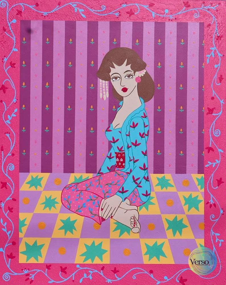 Waiting for Good Things to Come - 80 x 100 cm / Acrylic / Unframed, shipped in a roll