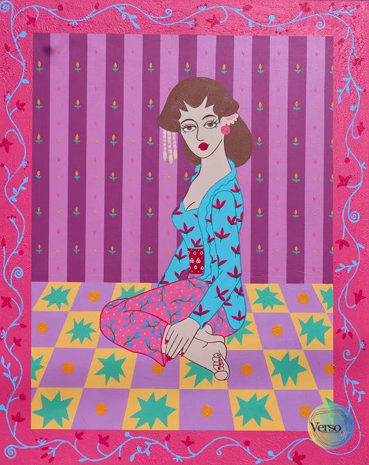 Waiting for Good Things to Come - 80 x 100 cm / Acrylic / Unframed, shipped in a roll