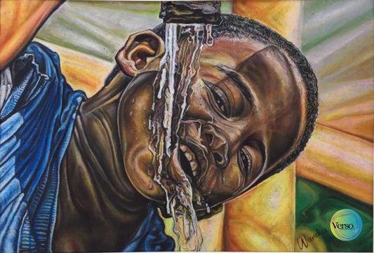 Water is life 59.4 x 84.1 cm / Pastel / Unframed, shipped in roll