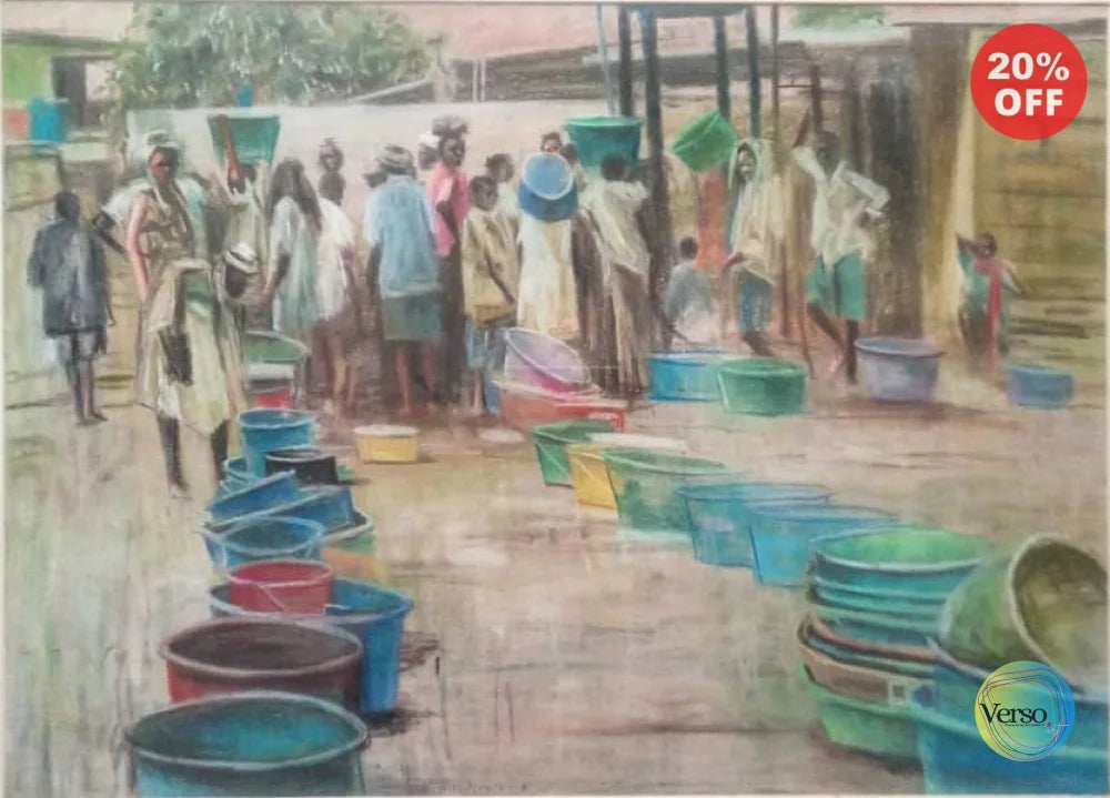 Water Wahala 29.5 x 23 cm / Watercolor / Unframed, shipped in roll Original Art