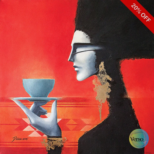 Welcome 70 x 70 cm / Oil / Unframed, shipped in roll