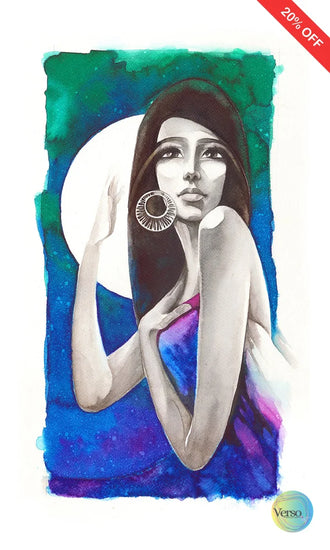 When 20 x 40 cm / Watercolor / Unframed, shipped in roll