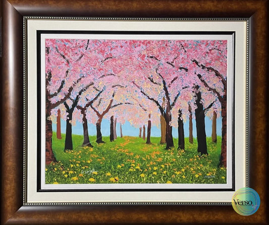 whispers in pink 15 x 20 cm / Print / Framed