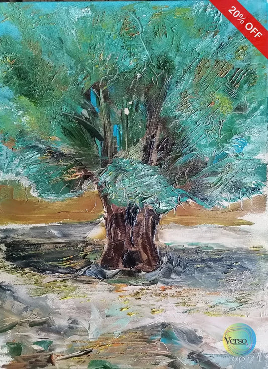 Willow 30 x 40 cm / Oil / Unframed, shipped in a roll