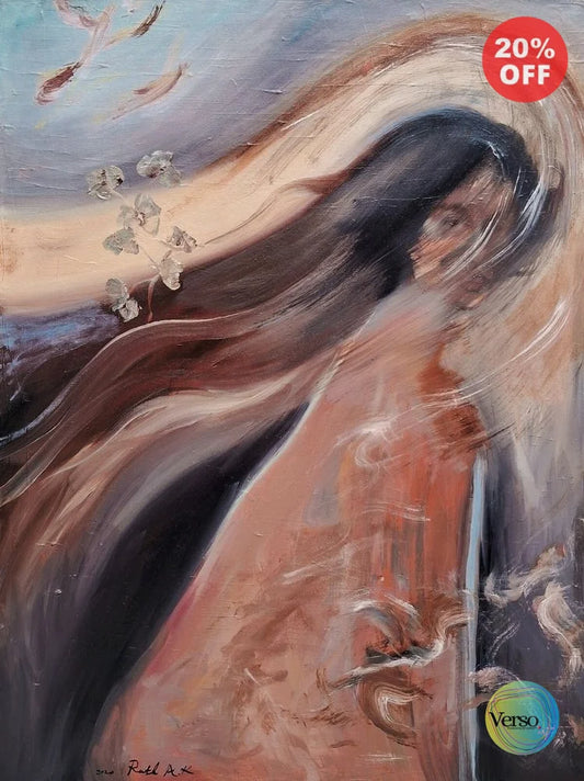 Windmill of Mind - 60 x 80 cm / Oil / Unframed, shipped in a roll