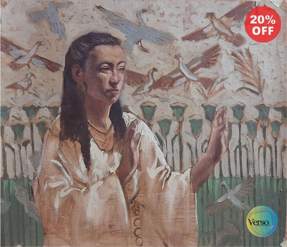 Women in white 40 x 35 cm / Oil / Unframed, shipped in a roll