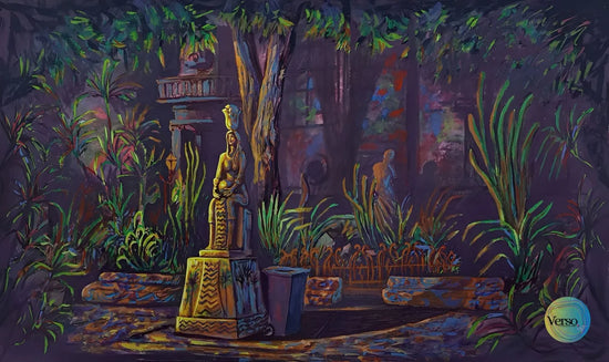 Zamalek Arts 27 x 18 cm / Gouache / Unframed, shipped in roll